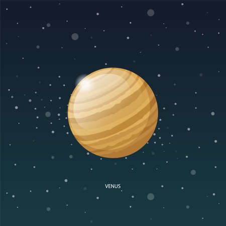 Venus Planet - Beautiful illustration.