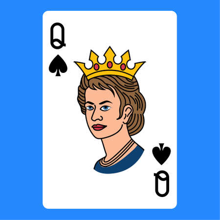 Flat color icon for poker card.のイラスト素材