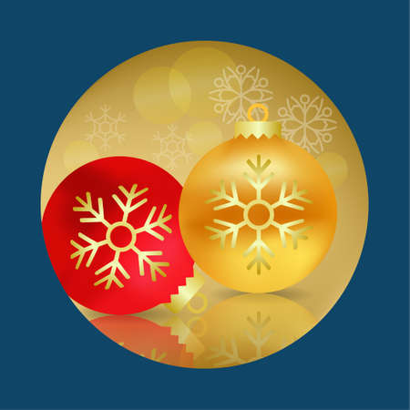 Merry christmas greeting illustration.のイラスト素材