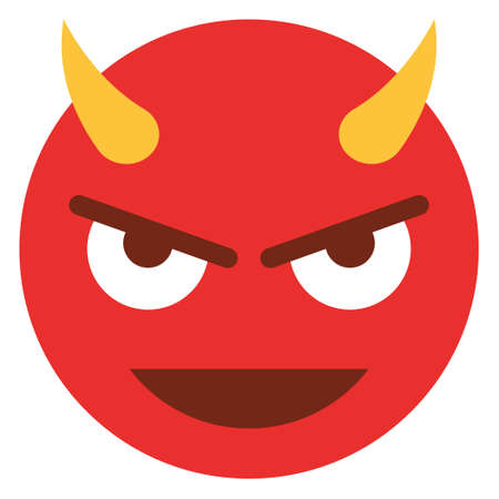 Flat color icon for emoji face.