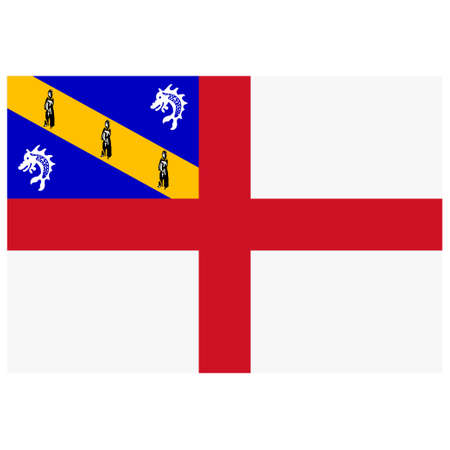 National flag of Herm - Flat color icon.のイラスト素材