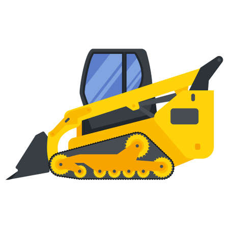 Illustration for construction machinery vehicle excavator.のイラスト素材