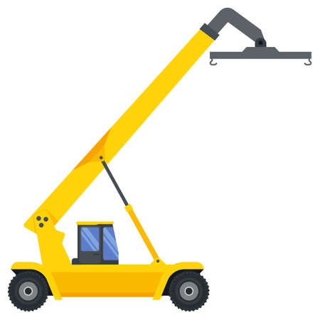 Illustration for construction machinery vehicle excavator.のイラスト素材