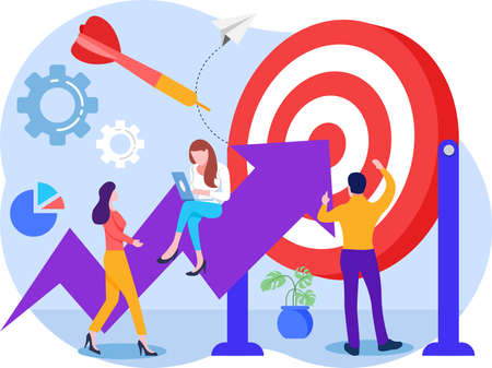 Business Targetのイラスト素材