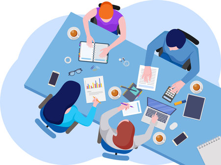 Business Teamのイラスト素材