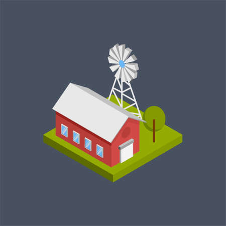 Farm Houseのイラスト素材