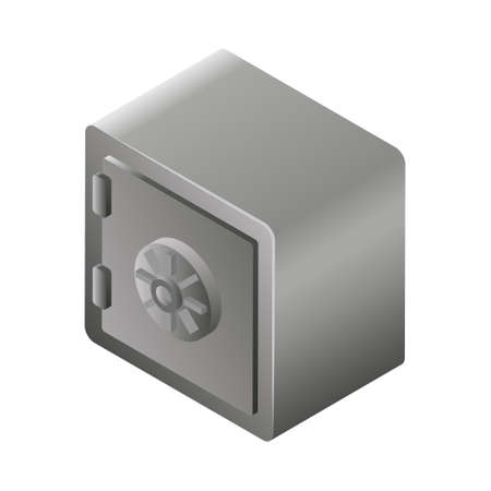 Locker - Isometric 3d illustration.のイラスト素材