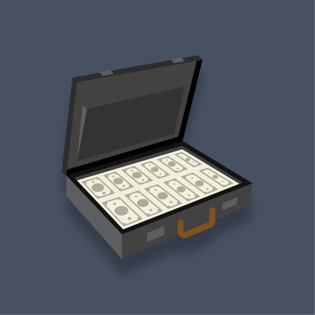 Money bag - Isometric 3d illustration.のイラスト素材