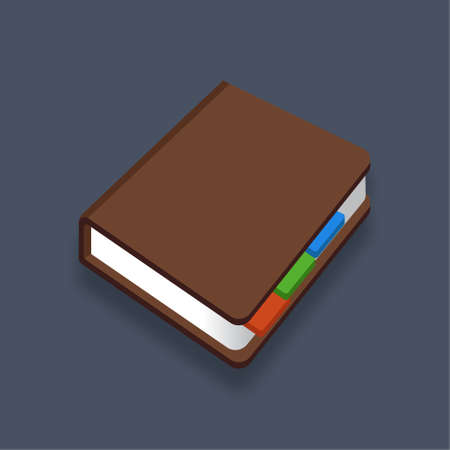 Address book - Isometric 3d illustration.のイラスト素材