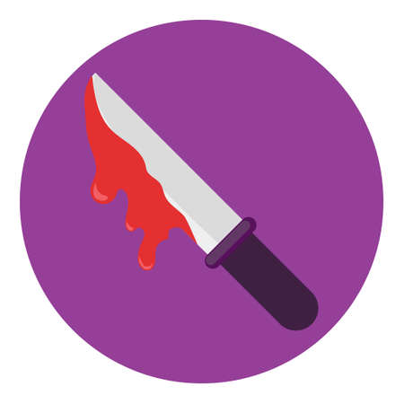 Bloody knife halloween festivalのイラスト素材