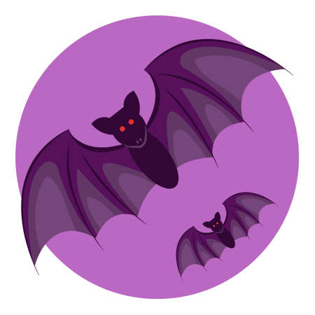Bats halloween festivalのイラスト素材
