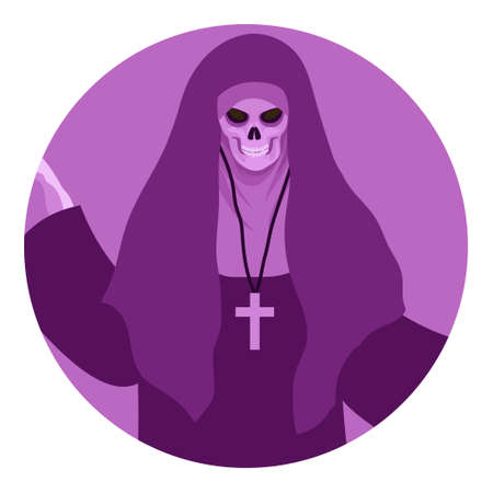 Grim reaper halloween festivalのイラスト素材
