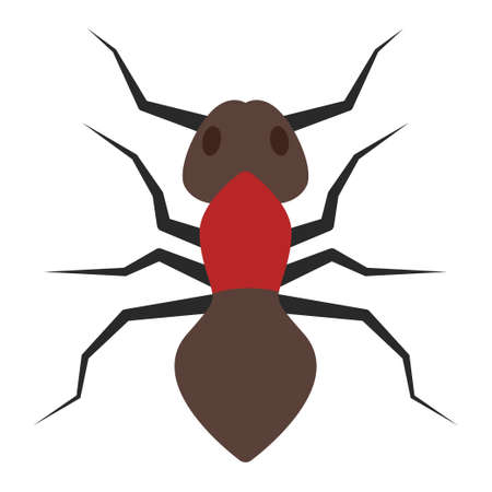 Flat color icon for ant.のイラスト素材