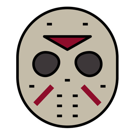 Filled outline icon for friday.のイラスト素材