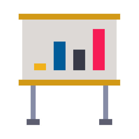 Presentation - Flat color icon.のイラスト素材