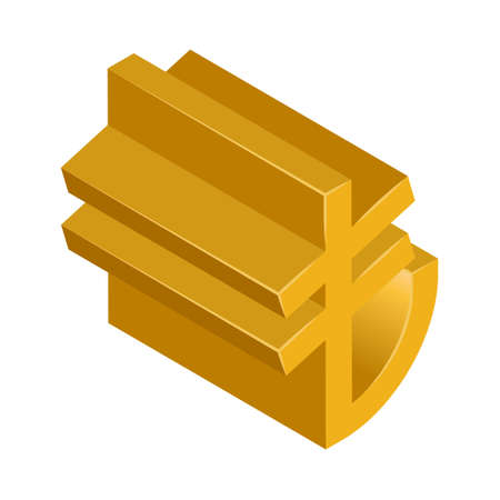 Lira - Isometric 3d illustration.のイラスト素材