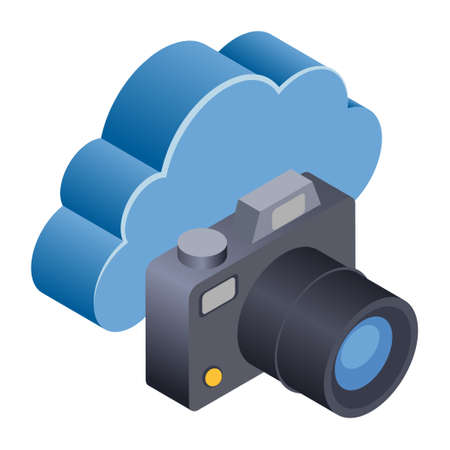 Camera - Isometric 3d illustration.のイラスト素材