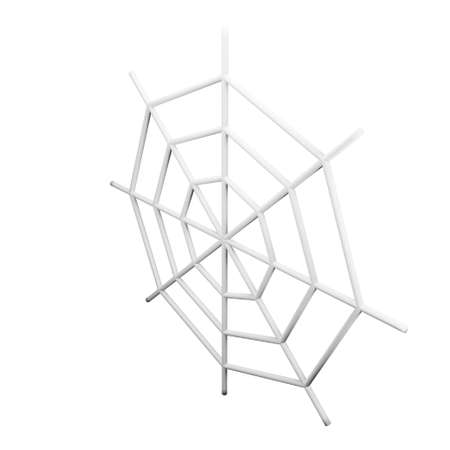 Cobweb 3d rendering isometric icon.のイラスト素材
