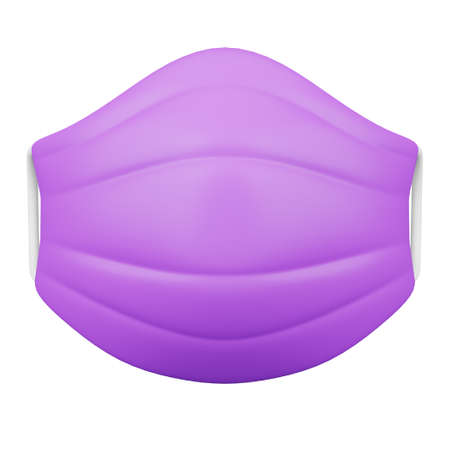 Mask 3D rendering isometric icon.のイラスト素材