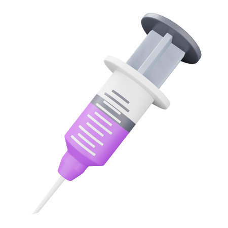 Injection 3D rendering isometric icon.のイラスト素材