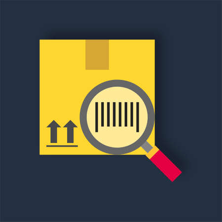 Barcode Scan - Flat color icon.のイラスト素材