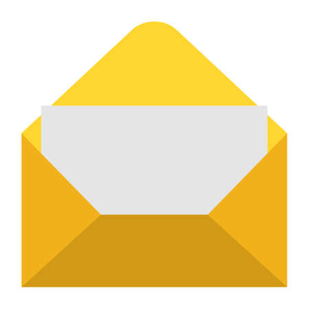 Envelope - Flat color icon.のイラスト素材