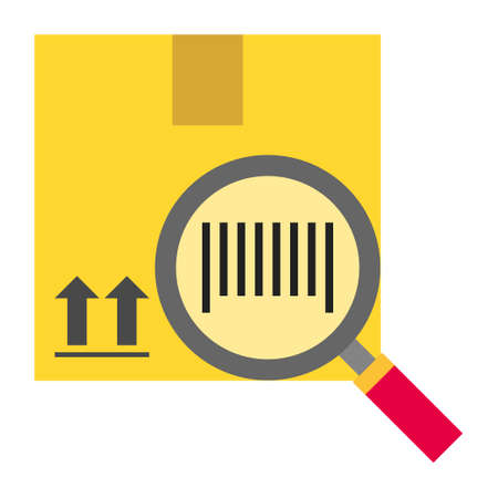 Barcode Scan - Flat color icon.のイラスト素材