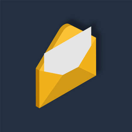 Envelope - Isometric 3d illustration.のイラスト素材