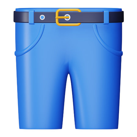 Jeans pant 3d rendering isometric icon.のイラスト素材