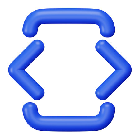 Developer mode 3d rendering isometric bold line icon.