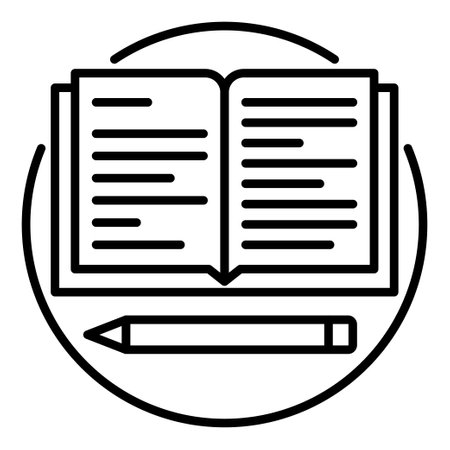 Outline icon for Education and learning.のイラスト素材