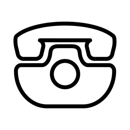 Contacts minimalistic icon for online shop black and whiteのイラスト素材