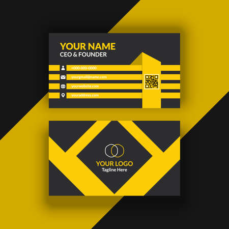 Company business card. business card templateのイラスト素材