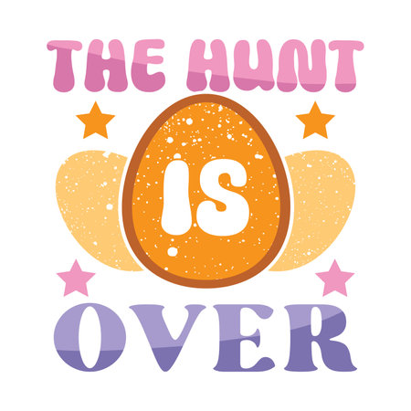 Vector illustration with lettering and easter egg on a white background.のイラスト素材