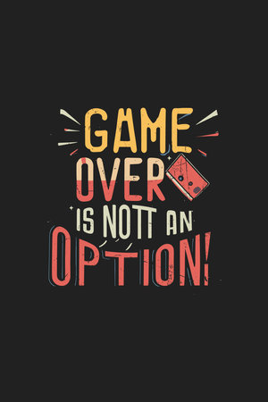 vintage gaming t shirt designのイラスト素材