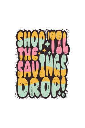 vector black friday vintage t shirt design templateのイラスト素材