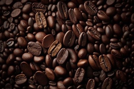 Coffee beans background. Coffee beans texture. Coffee beans backgroundの素材