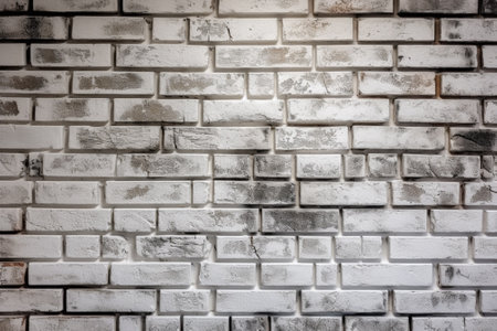 White brick wall texture background. White brick wall texture. White brick wall background.の素材