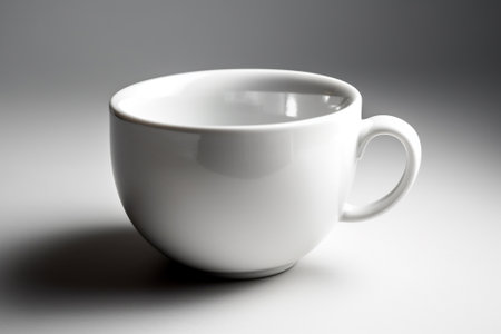 Cup of tea on a white background, studio shot, isolatedの素材