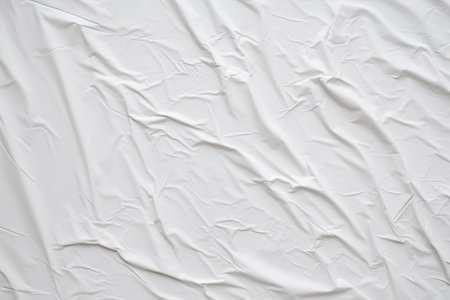 Texture of crumpled white paper. Abstract background for design.の素材