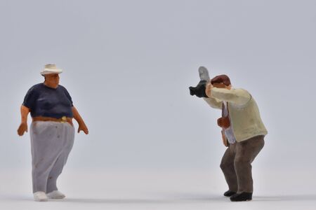 miniature photographerの写真素材