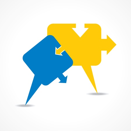 Abstract puzzle shape colorful vector design のイラスト素材