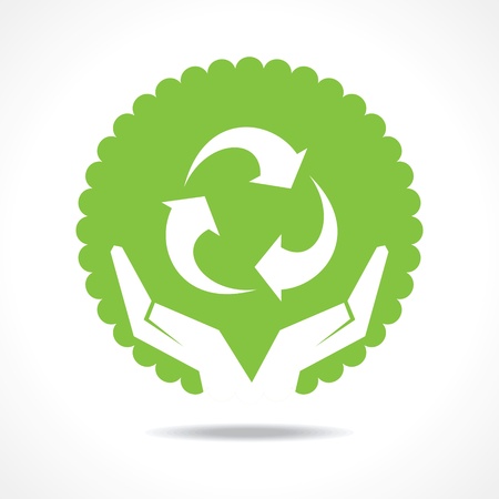 Save nature concept stock vectorのイラスト素材