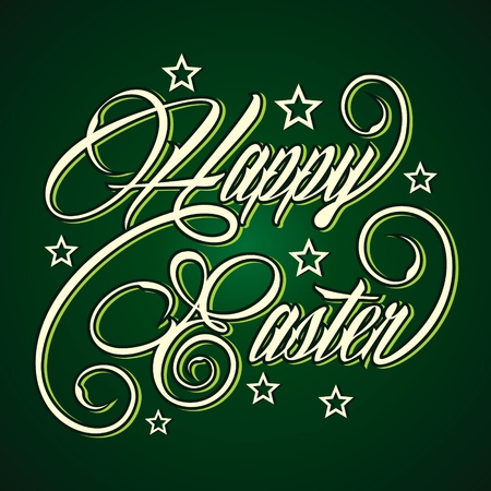 Creative Happy Easter greeting stock vectorのイラスト素材