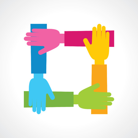 creative hand icon - vector illustrationのイラスト素材