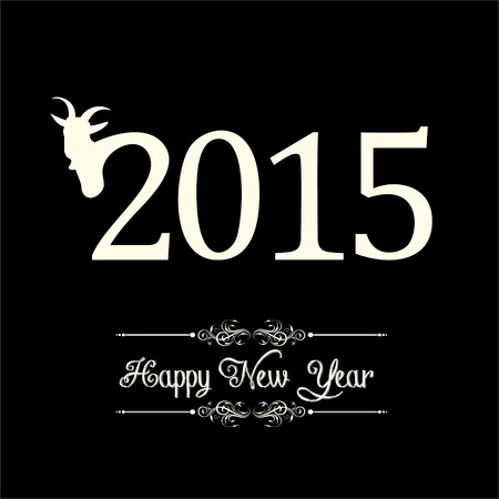 creative New Year 2015 design stock vectorのイラスト素材