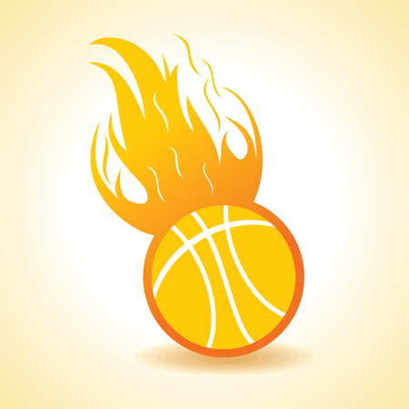 Fire ball concept stock vectorのイラスト素材