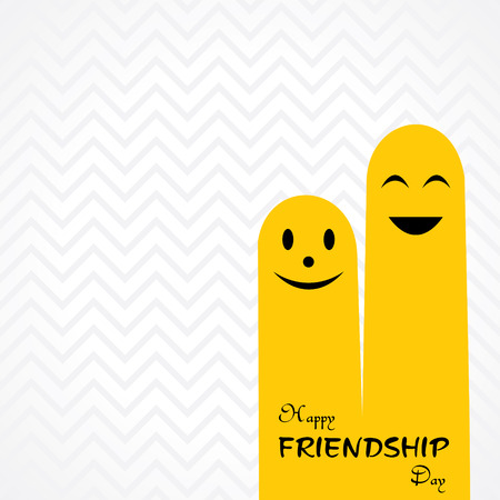 Happy Friendship Day Greeting stock vectorのイラスト素材