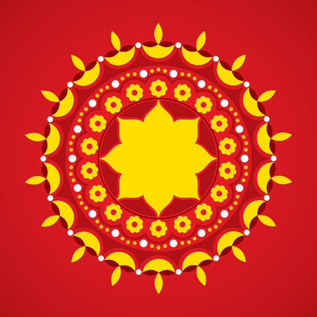 Diwali utsav greeting or poster cardのイラスト素材