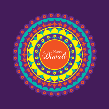 Diwali utsav greeting or poster cardのイラスト素材